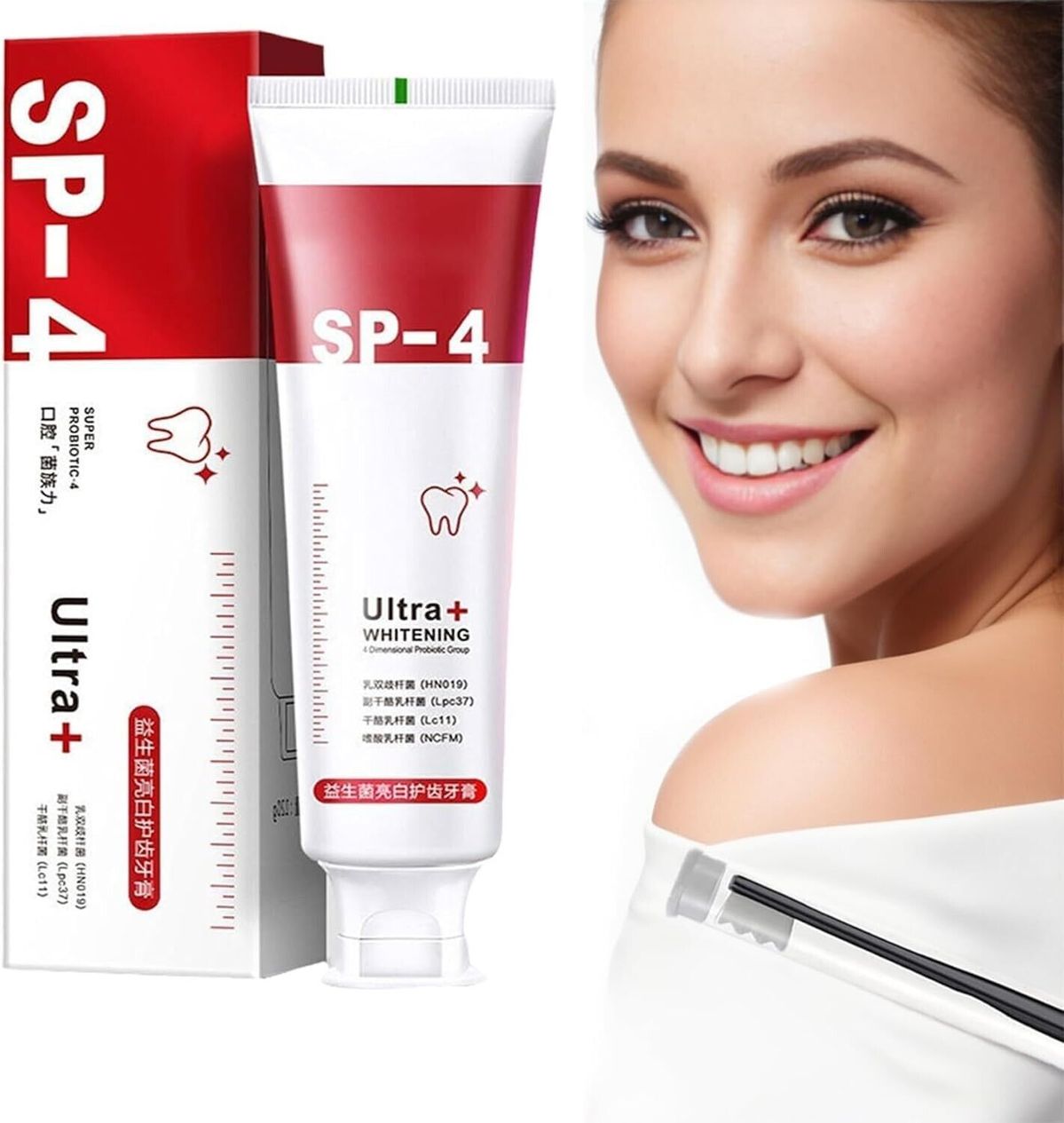 Sp-4 probiotic whitening toothpaste, Teeth Whitener Toothpaste, Natural Tooth Whitener