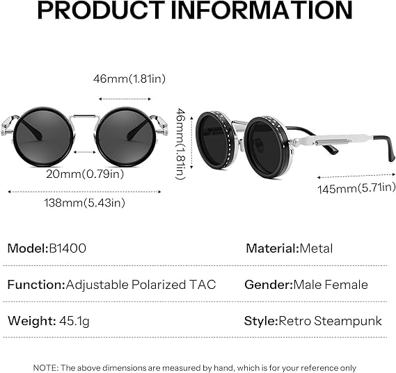 Adjustable Sunglasses Fishing Eyewear For Home Adjustable Brightness Outdoor 1-9 Gears Adjustable Travelling Style Sporting Goods Goggles Rounded Polarized Glasses