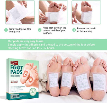 Deep Cleansing Herbal Foot Pads for Full body Detox & Natural Weight Management