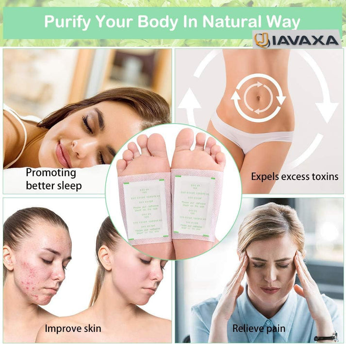 Deep Cleansing Herbal Foot Pads for Full body Detox & Natural Weight Management