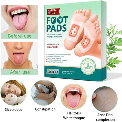 Deep Cleansing Herbal Foot Pads for Full body Detox & Natural Weight Management