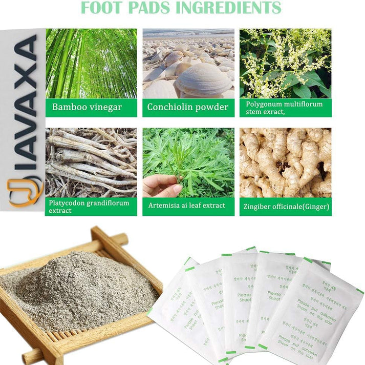 Deep Cleansing Herbal Foot Pads for Full body Detox & Natural Weight Management